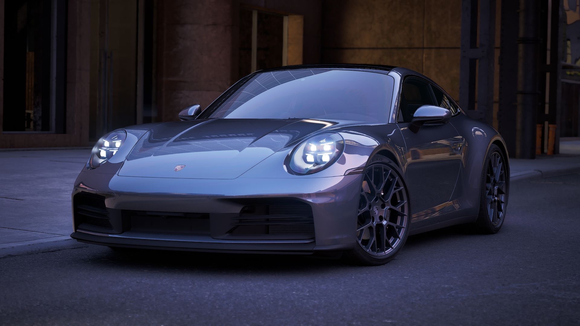 Slate Grey Neo Porsche 911 Carrera T configuration preview
